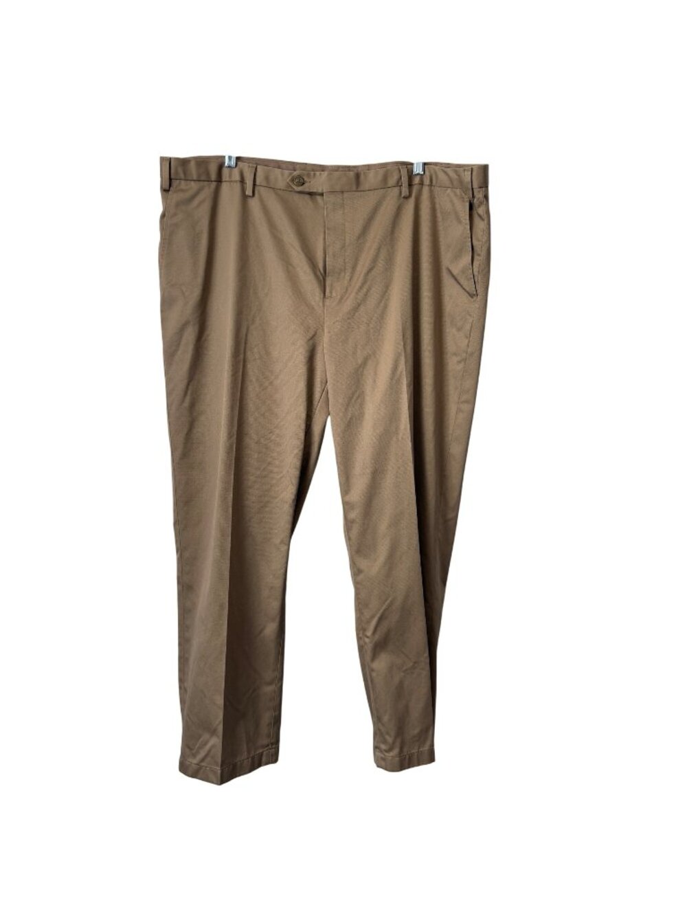 Jos. A. Bank Traveler Khaki Dress Pants 44W X 29L Flat Front Mens Cotton Blend